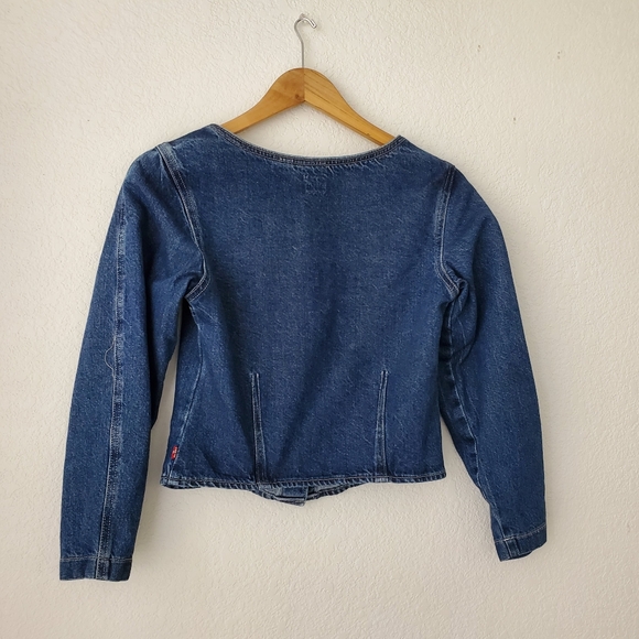 Levi's denim blouse/ top size S - Picture 6 of 17